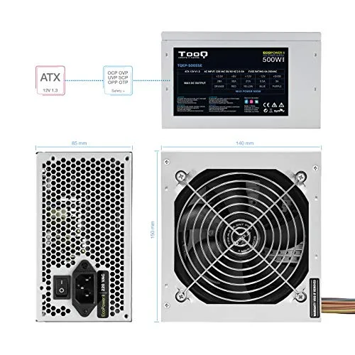 Tooq Ecopower II TQEP-500SSE 500W - vue 4