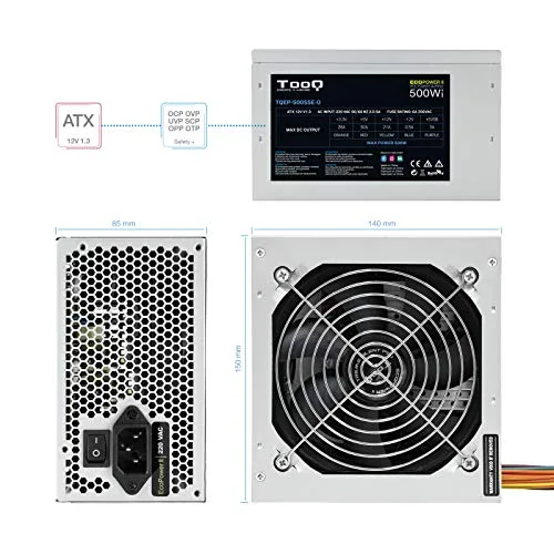 TooQ Ecopower II TQEP-500SSE-O 500W - vue 4