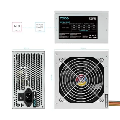 TooQ TQAPOLO-550SP 550W 80+ Bronze - vue 4