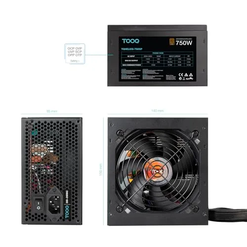 TooQ TQHELIOS-750SP 750W 80+ Bronze - vue 4