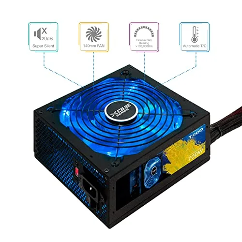 TooQ TQXGEII-700SAP 700W 80+ Bronze - vue 2