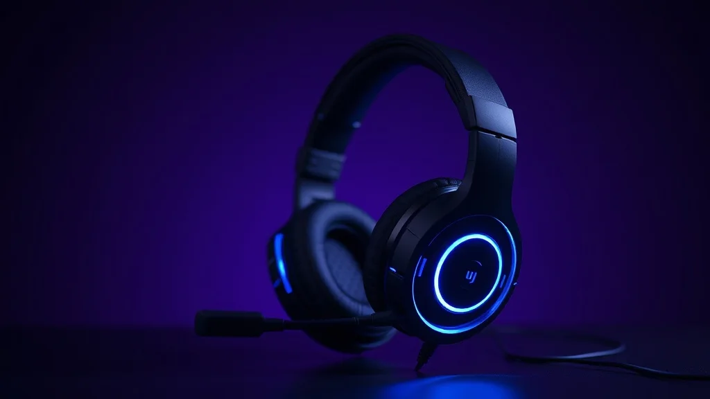 Casque gaming compatible PC PS5 Xbox 2026 posé sur un bureau setup