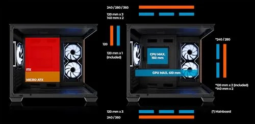 Abysm Danube Sava 285C mATX RGB - vue 6