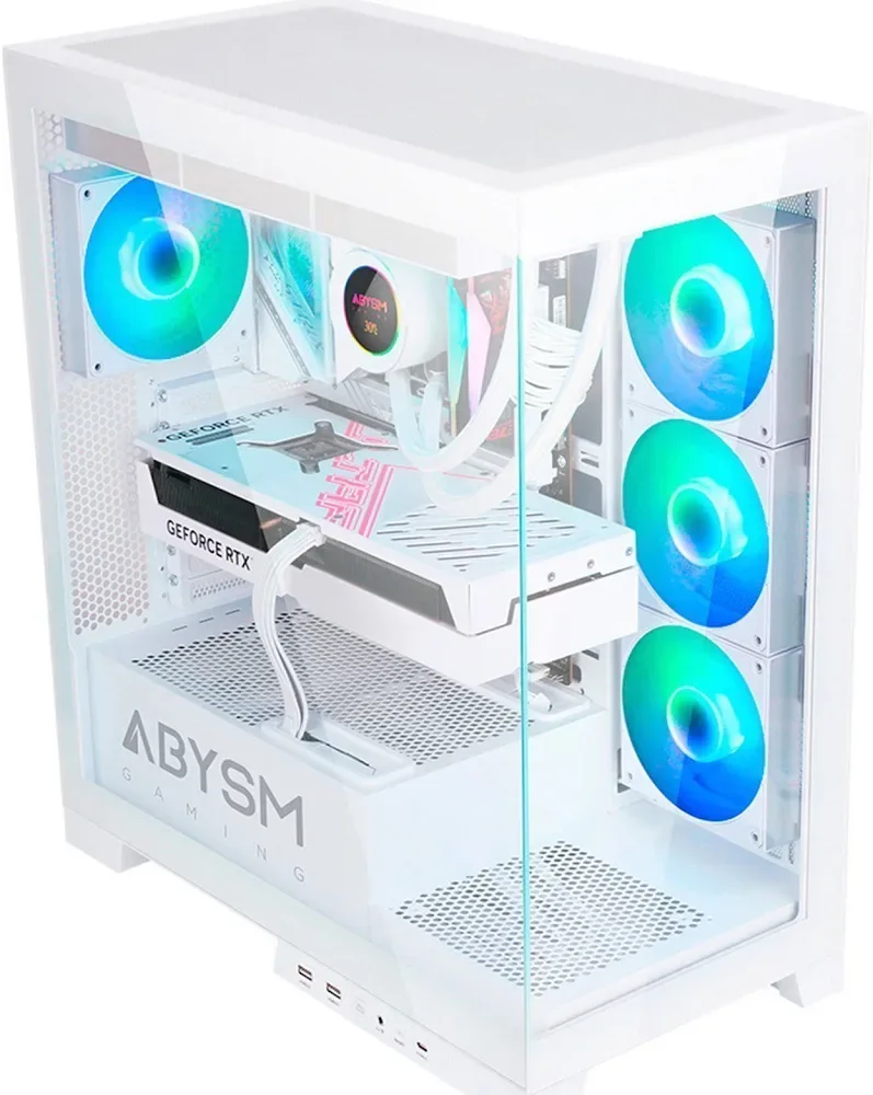 Abysm Danube Sava H500 ATX RGB White - vue 5