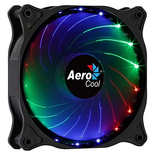 Aerocool Cosmo 12 FRGB Molex - 1x120mm avec LED FRGB - Pour boitier PC - Noir - vue 2