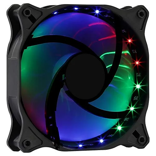 Aerocool Cosmo 12 FRGB Molex - 1x120mm avec LED FRGB - Pour boitier PC - Noir - vue 3