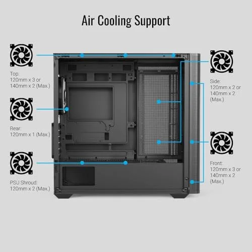Aerocool D301A Mesh ATX RGB - vue 8