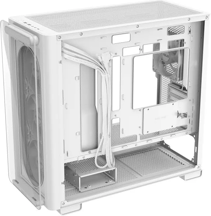 ASUS A23 PLUS TG ARGB White mATX - vue 3