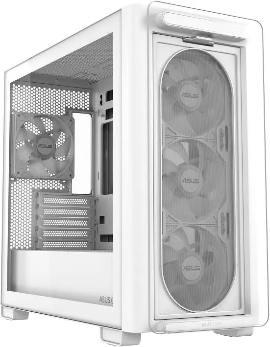ASUS A23 PLUS TG ARGB White mATX - vue 5