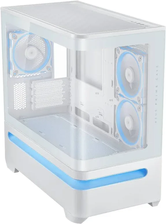 ASUS Prime AP202 ARGB mATX White - vue 2