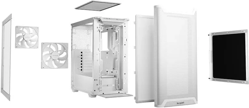 be quiet! Pure Base 501 Airflow mATX - vue 4