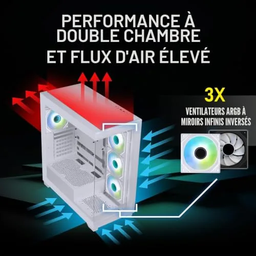 BitFenix Ceto Premium ATX RGB White - vue 5