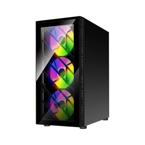 Boitier Moyen Tour ATX - FSP - CMT192 RGB - Panneaux Vitrés - Noir - Design Premium - vue 2