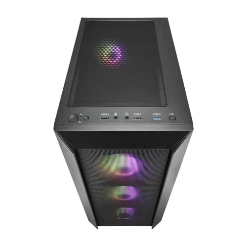 Boitier Moyen Tour ATX - FSP - CMT218 RGB - Panneau Vitré - Acier - Noir - vue 2