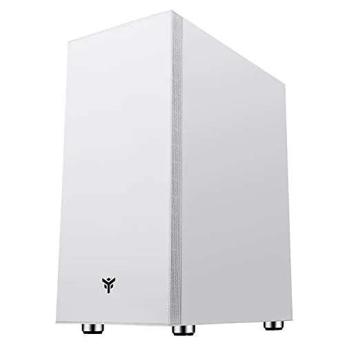 Boitier Moyen Tour ATX - iTek - Vertibra S210 RGB - Blanc - Panneau Vitré - Eclairage RGB - vue 2
