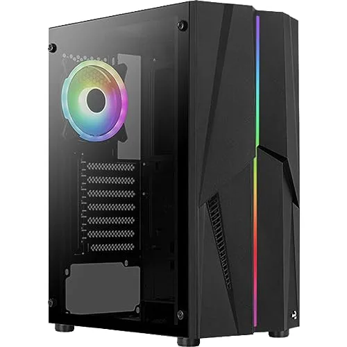 AeroCool Mecha-G V2 RGB Moyen Tour ATX Panneau Vitré