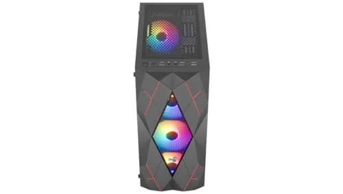 Boîtier PC - AEROCOOL - Volcan G v1 (Noir) - Moyen tour - Format ATX - Sans alimentation - vue 3