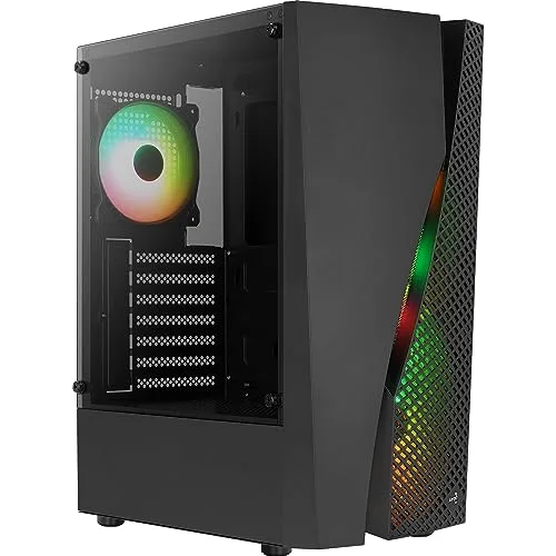 AeroCool WAVEBKV3 Boîtier ATX Verre Trempé 4 Ventilateurs RGB