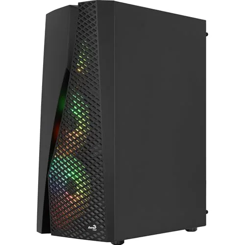Boîtier PC ATX - Aerocool - WAVEBKV3 - Verre Trempé - 4 Ventilateurs RGB - Noir - vue 6