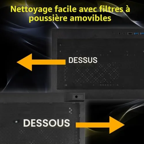 Boîtier PC - BITFENIX - Graph ARGB - Moyen tour - ATX - Noir - 4 ventilateurs A-RGB - vue 7