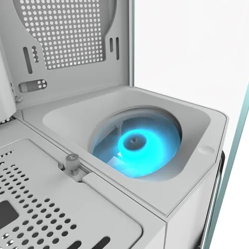 Boîtier PC - Cougar - FV270 - Verre trempé incurvé - Blanc - Installation sans outil - vue 9