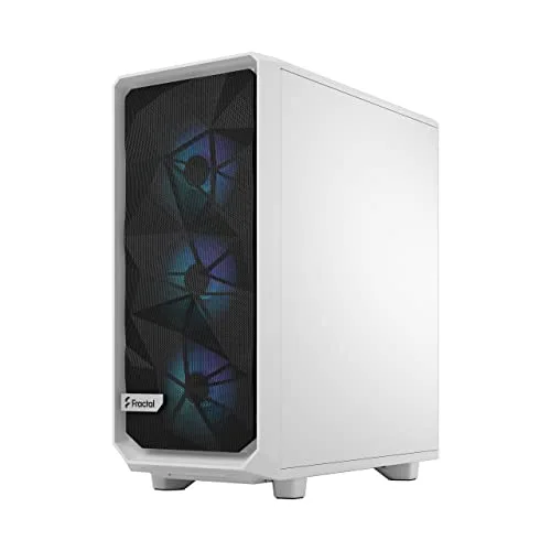 Boîtier PC FRACTAL DESIGN Meshify 2 Compact RGB White TG Clear Tint ATX - vue 5