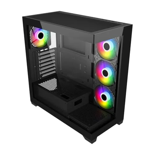 Boîtier PC - FSP - M.Tower M580-BA - 4xARGB - 2xUSB3.0 - Type C - vue 3