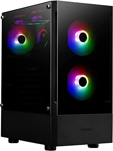 Gamdias Talos E3 RGB Noir ATX 3 ventilateurs ARGB 120mm