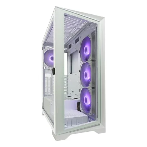 Boîtier PC Gamer - LC-Power - Gaming 806W - ARGB - Compatible ATX - Verre trempé - USB-C - vue 3