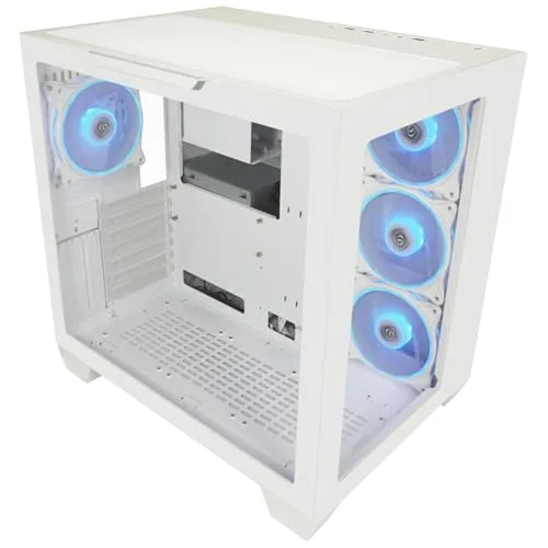 Boîtier PC Gamer - LC-Power - Gaming 807W - 4 ventilateurs ARGB - Verre trempé - Compatible ATX - Compatibilité étendue - vue 3