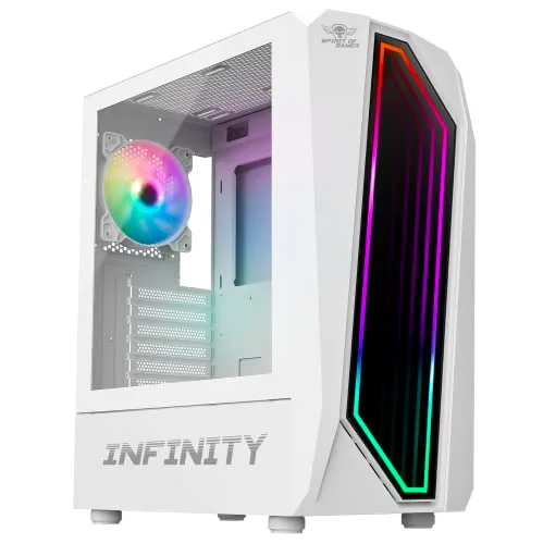 Spirit Of Gamer INFINITY ARTIC Blanc ATX RGB 2x 120mm
