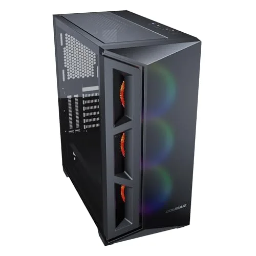 Boitier PC Gaming - Cougar Gaming - DARKBLADER X5 RGB - Refroidissement dair - Éclairage RVB - 3 ventilateurs ARGB VK120 - vue 2