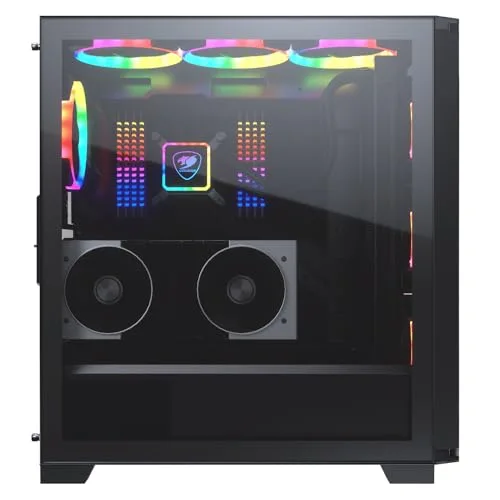 Boitier PC Gaming - Cougar Gaming - DARKBLADER X5 RGB - Refroidissement dair - Éclairage RVB - 3 ventilateurs ARGB VK120 - vue 4