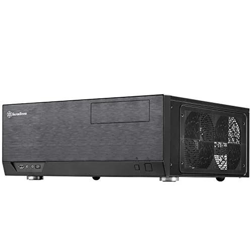 SilverStone GD09B-C HTPC ATX Noir USB-C