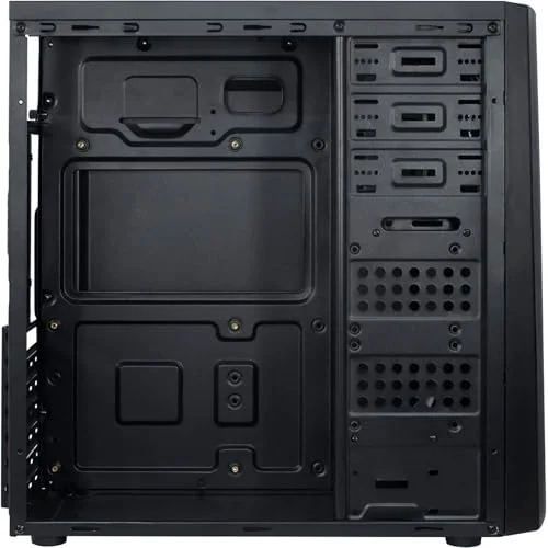 Boîtier PC Inter-Tech B-30 - Noir - ATX/Micro-ATX - 2 ventilateurs avant - 5 baies internes - vue 6