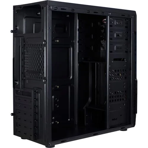 Boîtier PC Inter-Tech B-30 - Noir - ATX/Micro-ATX - 2 ventilateurs avant - 5 baies internes - vue 7
