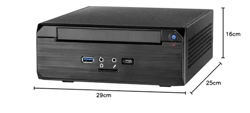 Boîtier PC - INTER-TECH - MW-02 II - ITX-TOWER - USB 3.0 - 1 Baie 5.25 - Noir - vue 7