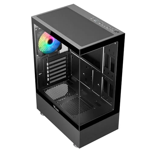 Boîtier PC - ITEK - SHOWBUI 33B - Tour ATX - Ventilateur ARGB 12 cm - Verre Trempé - vue 5