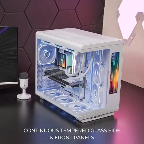 Boîtier PC - MARS GAMING - MC-REVMAX - Écran IPS 118 - 4 Ventilateurs PWM ARGB - HUB PWM+ARGB - vue 3