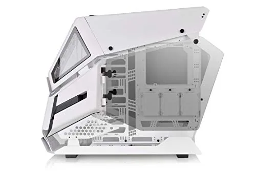 Boîtier PC Mid Tower - Thermaltake - AH T600 - Couleur Neige - Panneaux en verre trempé - Bouton futuriste - vue 4
