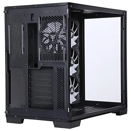 Boîtier PC Moyen Tour ATX avec panneau vitré ITek Dark Cave RGB - noir - TU - vue 6