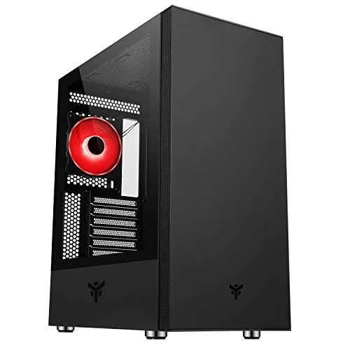 Boîtier PC Moyen Tour ATX - ITek - Vertibra S210 RGB - Panneau vitré - Couleur noire - Taille unique - vue 7