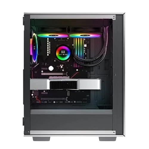 Boîtier PC Moyen Tour ATX - Xigmatek - Lux A Shadow - Panneau vitré - Couleur gris - Taille unique - vue 2