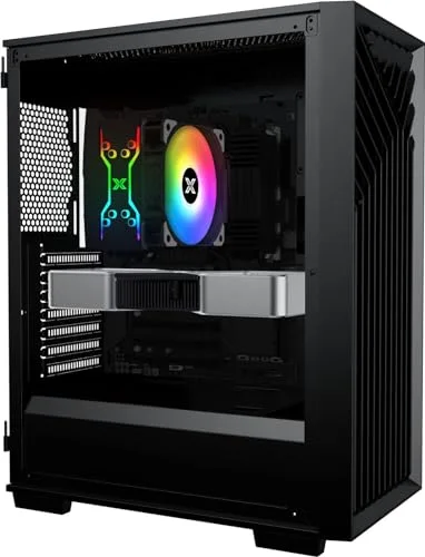 Boitier PC sans alimentation - XIGMATEK Lux G (noir) - Moyen tour - Format ATX - vue 3