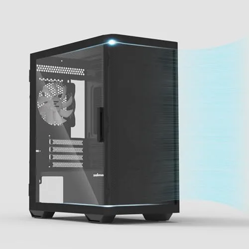 Boitier PC sans alimentation - ZALMAN M4 ARGB (Noir) - Moyen tour - Format M-ATX - vue 2