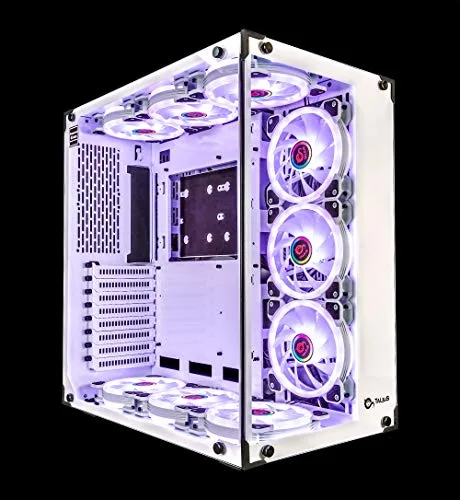 Boîtier PC - Talius - Cronos RGB ATX - Blanc - Éclairage RGB - Compatible ATX/Micro-ATX/Mini-ITX - vue 9
