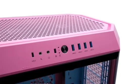 Boîtier PC - Thermaltake - The Tower 600 - Bubble Pink - 550x420x286.4 mm - Placement horizontal - vue 5