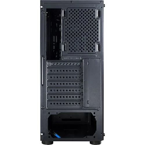 Boîtier PC Tour Inter-Tech CXC2 ATX - 5 baies internes - Système de gestion de câble - LED bleu - vue 4