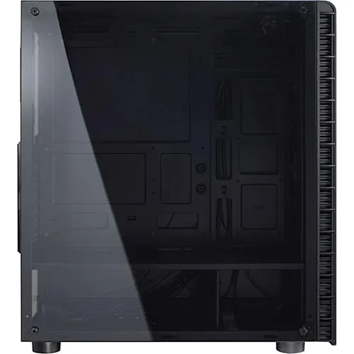 Boîtier PC Tour Inter-Tech CXC2 ATX - 5 baies internes - Système de gestion de câble - LED bleu - vue 5
