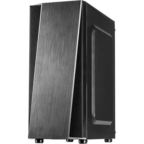 Boîtier PC Tour - INTER-TECH - T-11 Televen - Noir - 2 Baies internes - 3 Ventilateurs - vue 3
